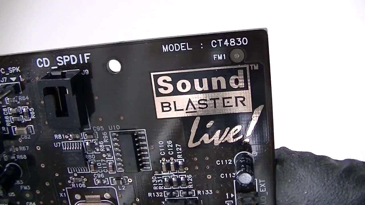 sound blaster live windows 10 driver